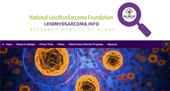 Desktop Screenshot of leiomyosarcoma.info